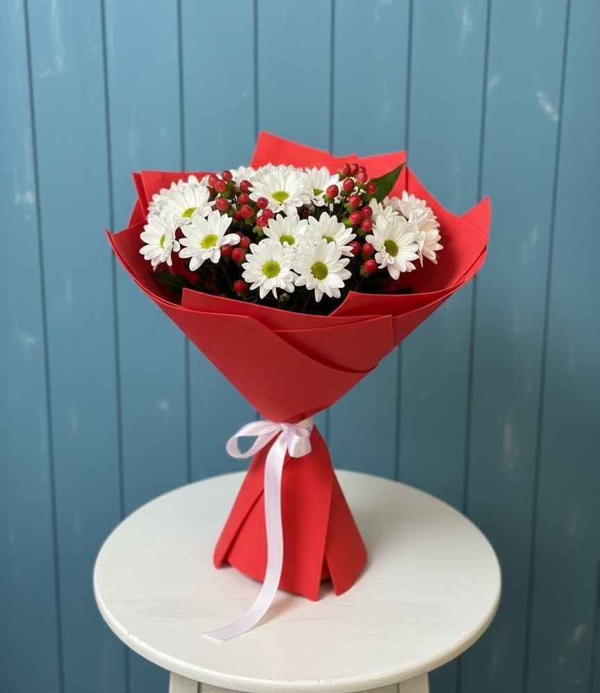 Букет цветов из: Хризантемы в Ялге