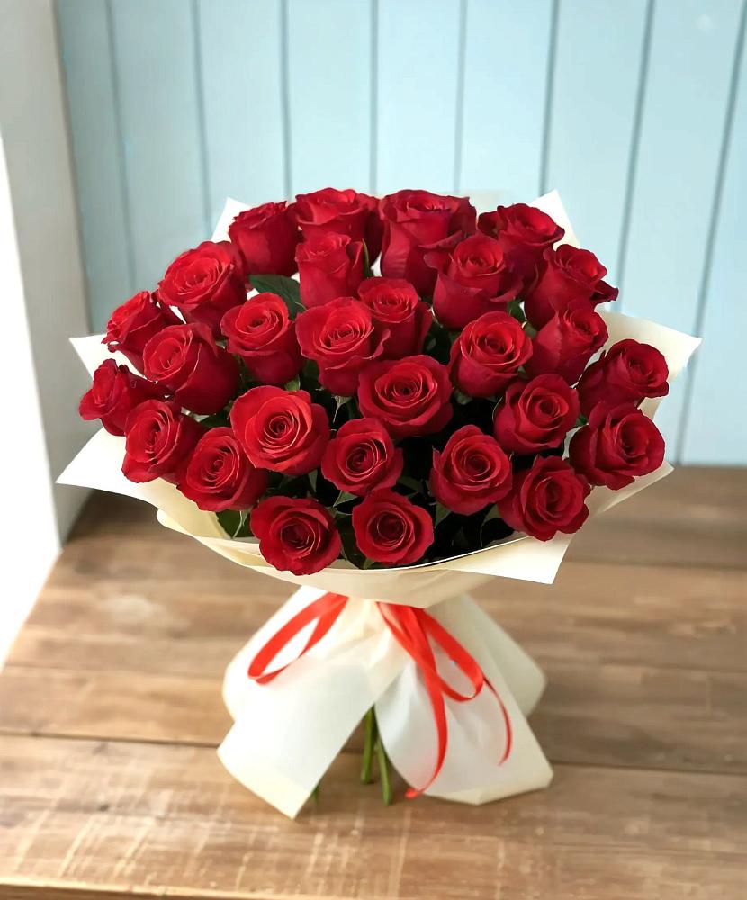 Букет 29 Красных роз в Ялге