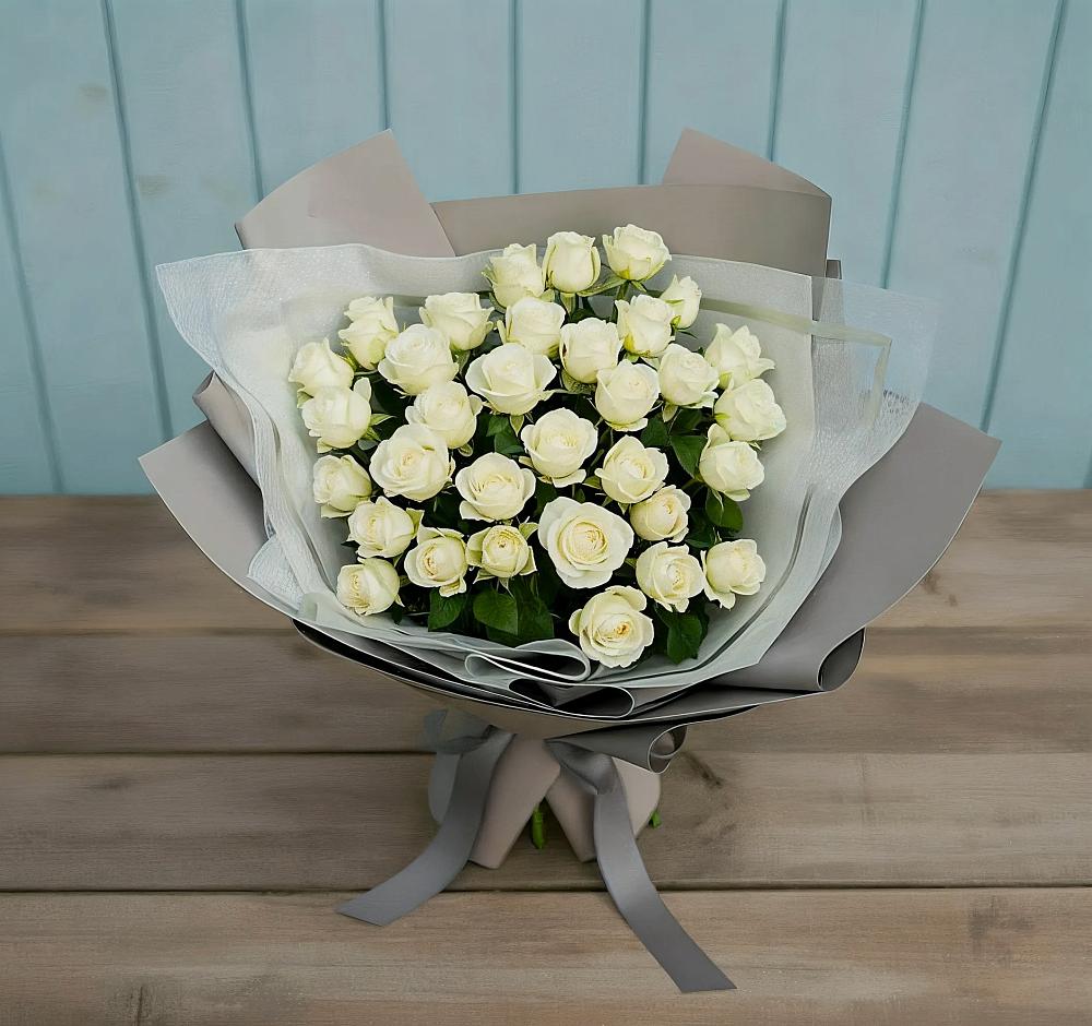 Букет Белоснежная нежность в Ялге