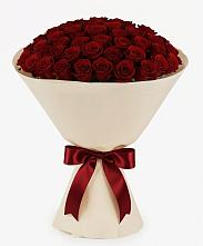 Букет 101 Бордовая роза Блэк Бакарра в Ялге
