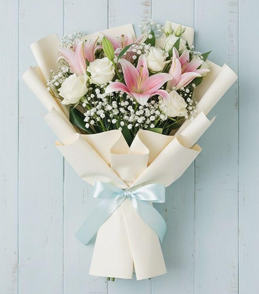 Букет цветов из: Лилии в Ялге