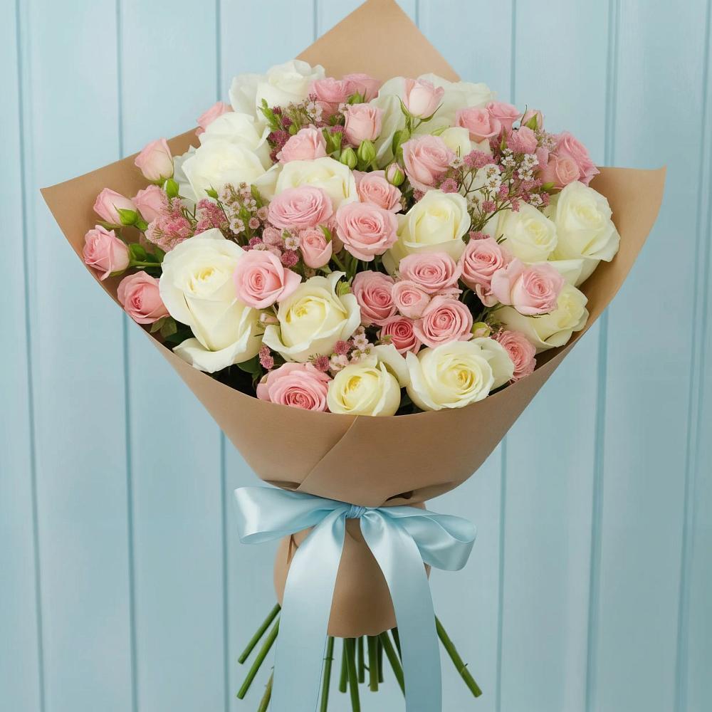 Букет цветов из: Розы в Ялге