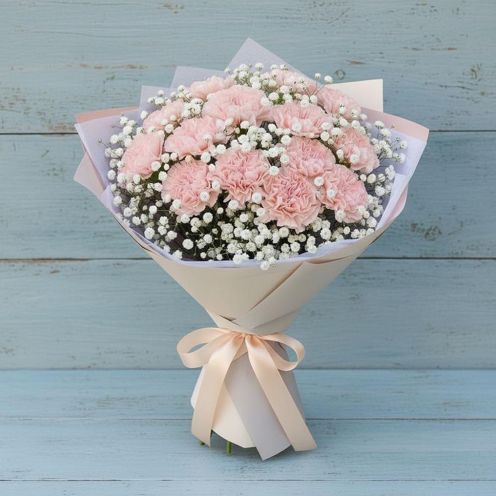 Букет цветов из: Гвоздики в Ялге