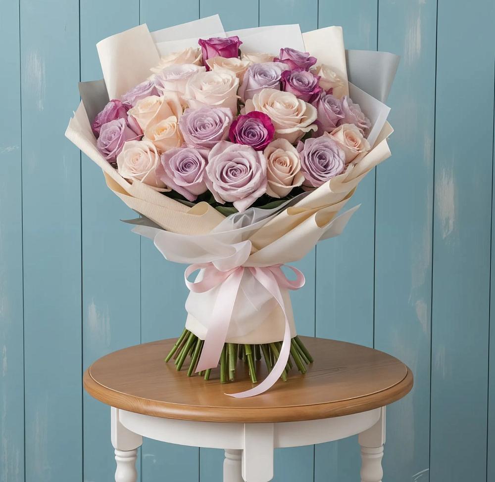 Букет цветов из: Розы в Ялге