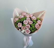 Букет цветов из:  Розы и Хризантемы в Ялге