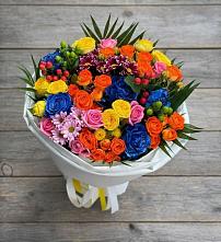 Букет цветов из:  Розы и Хризантемы #REPLACE_PRED# Ялге