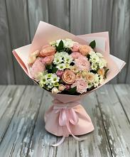 Букет цветов из:  Гвоздики, Розы и Хризантемы #REPLACE_PRED# Ялге