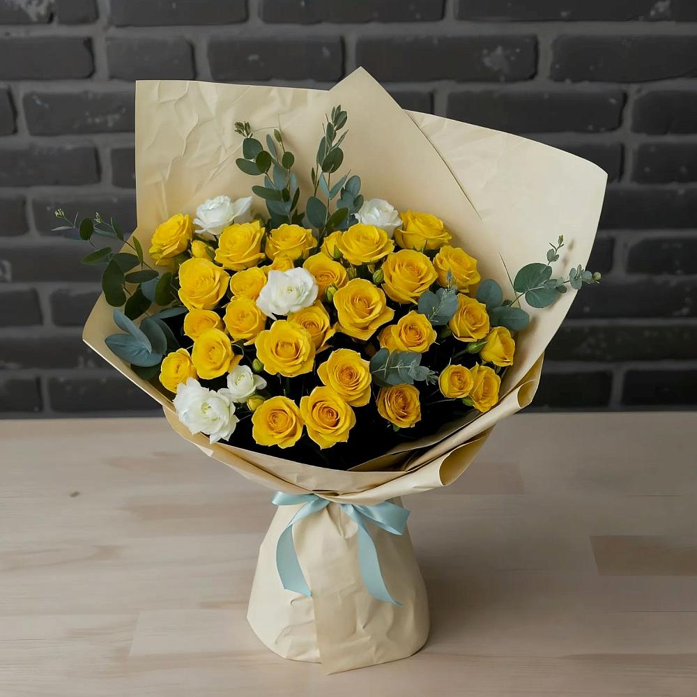 Букет цветов из: Розы в Ялге