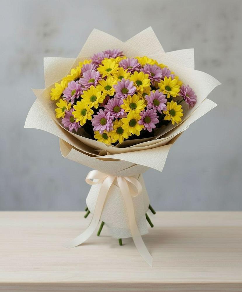 Букет цветов из: Хризантемы в Ялге